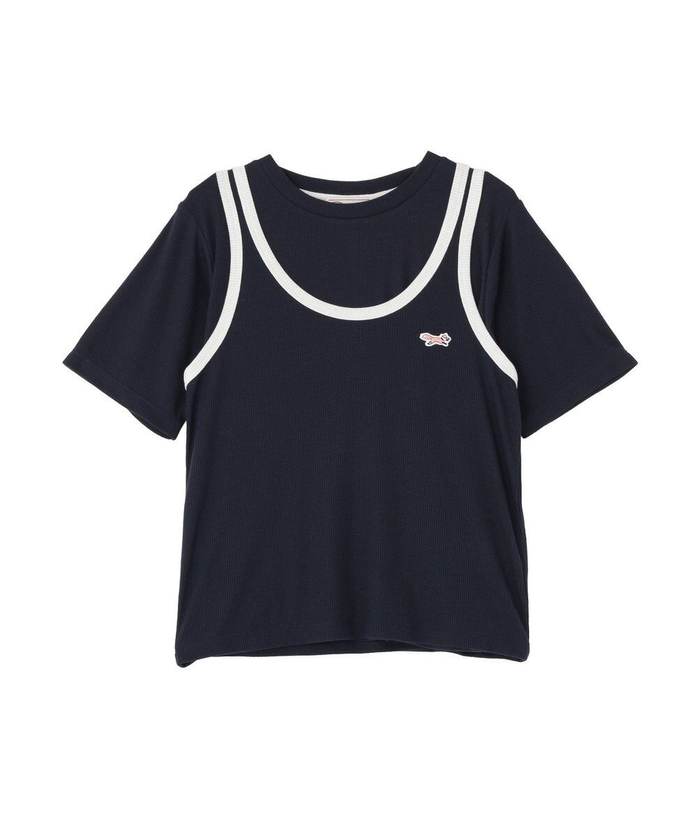 AMERICAN HOLIC 【PENNEY'S】配色タンクトップ+Tシャツ 