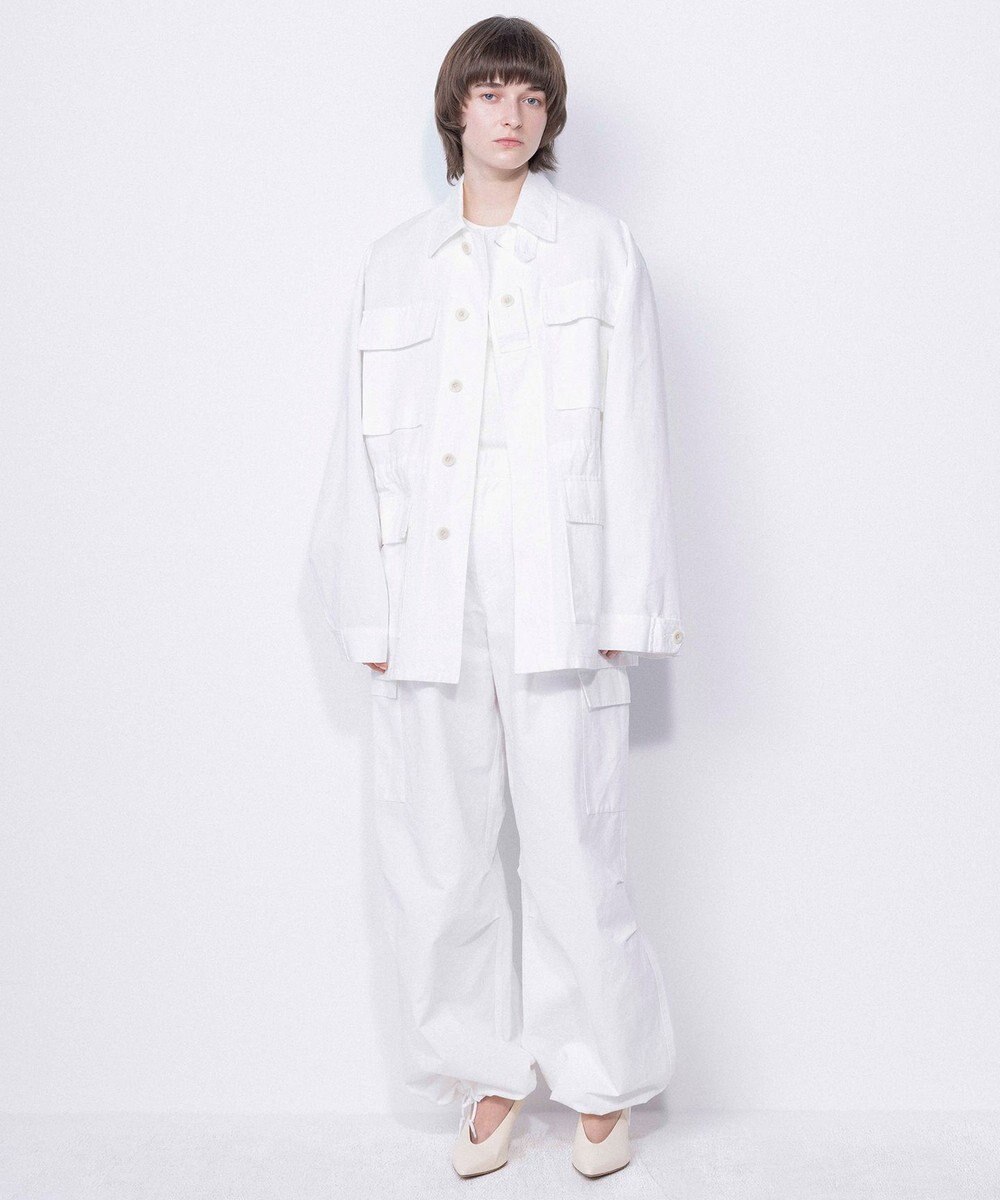 NAVE 【ReNAVE・セットアップ可/洗える】コットンリネンカルゼ ジャケット 