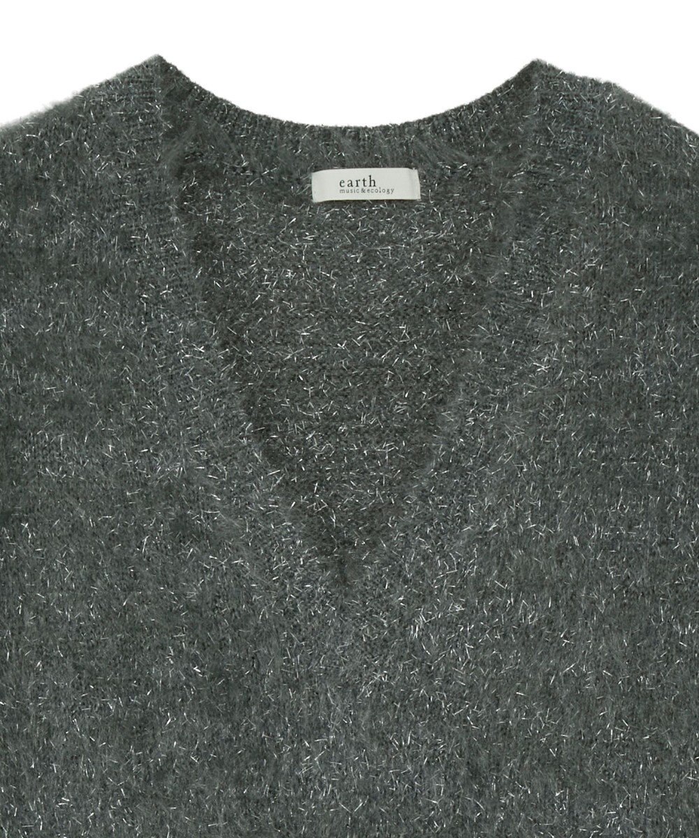 earth music&ecology 【予約】キャットライクヤーンニットベスト 