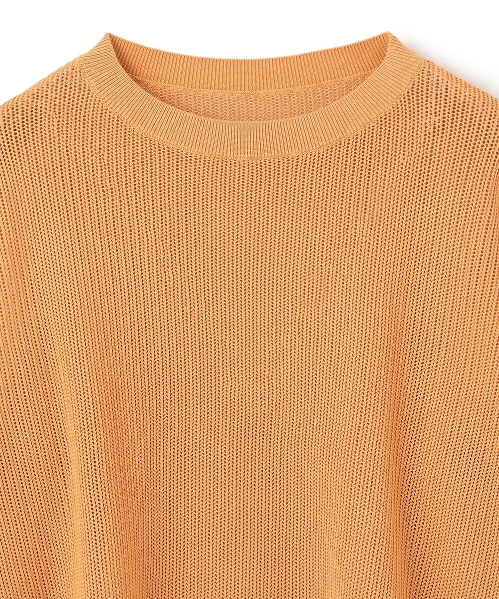 UNFILO L メッシュ クロップドニット 