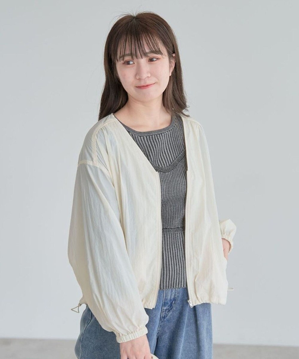 Green Parks Ｖネックドロストライトブルゾン 