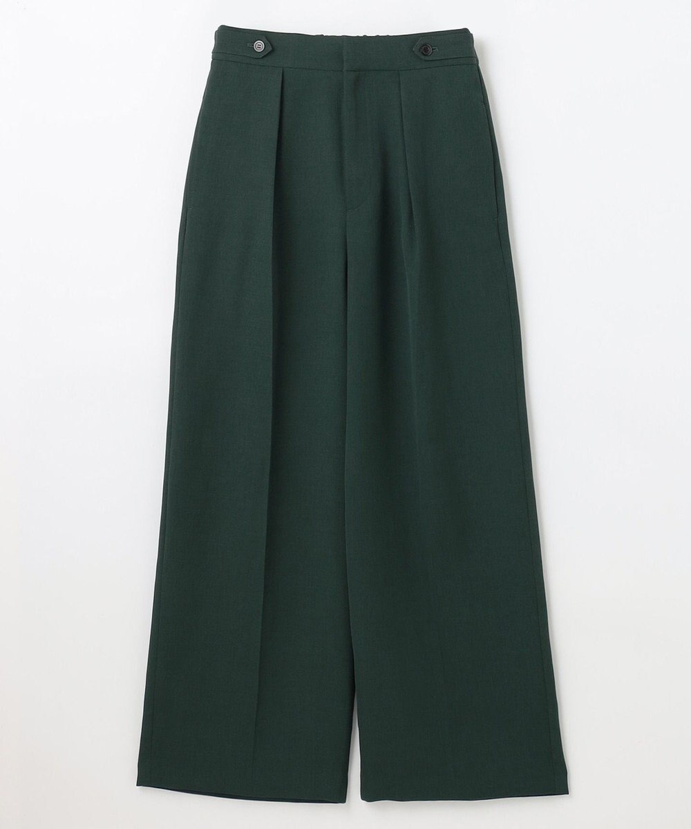 NAVE 【ReNAVE】ウォッシャブルツイル ワイドタックパンツ 