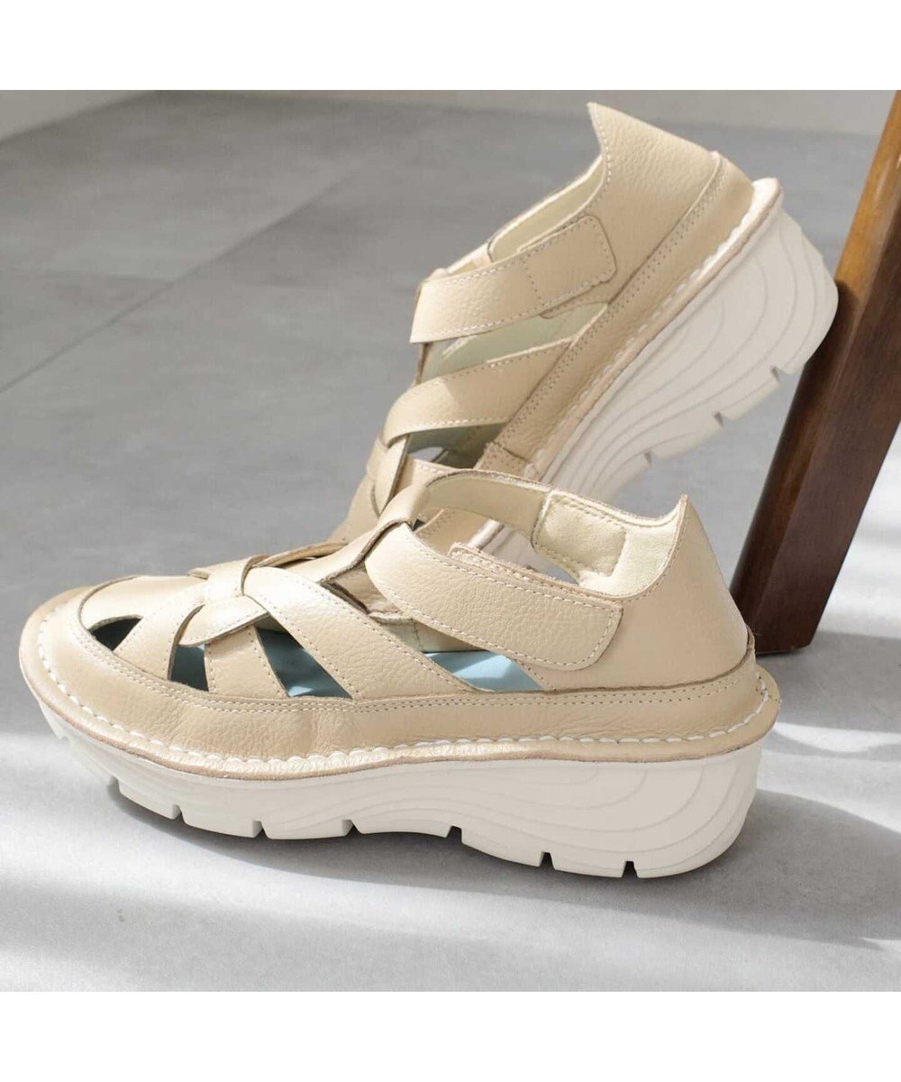 Pointer 本革編み込みグルカサンダル 