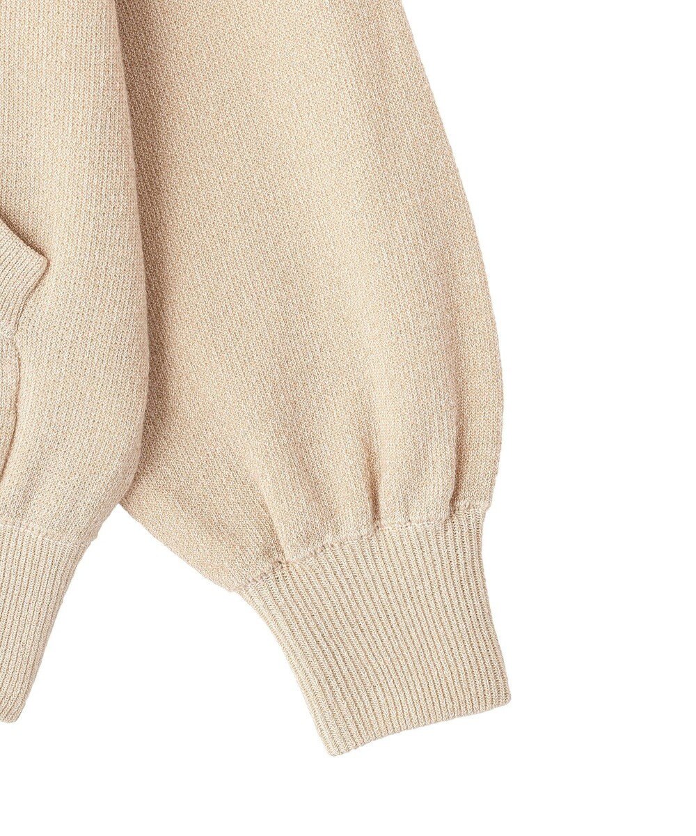 CRAFT STANDARD BOUTIQUE ラメスウェット風ニットプルオーバー 