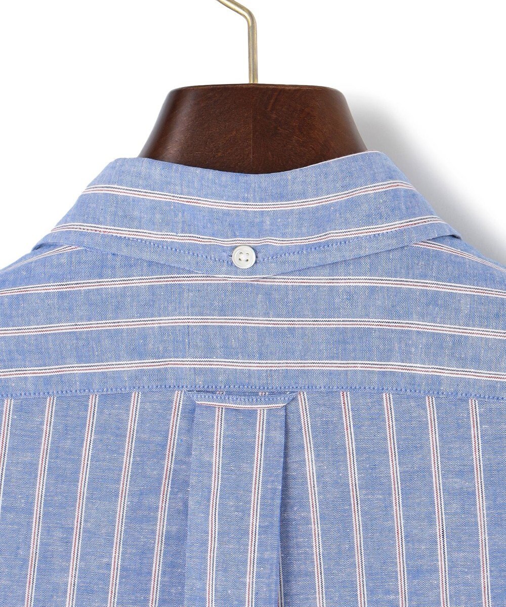 J.PRESS MEN 【WEB・一部店舗限定】コットンリネンストライプシャツ 