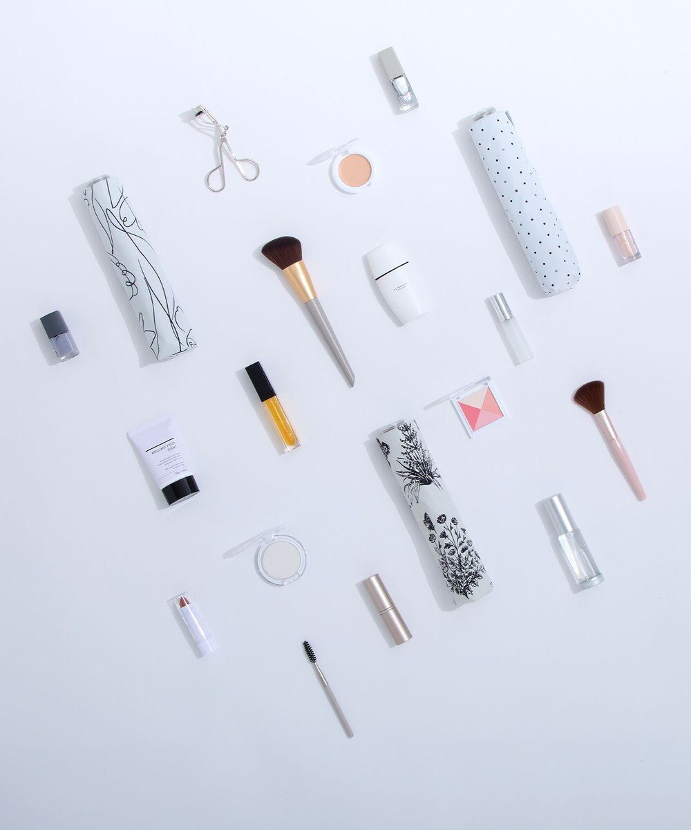 MOONBAT Fuwacool(フワクール) フワクールホワイト 晴雨兼用日傘 折りたたみ傘 トワルドジュイ 軽量 一級遮光／遮熱／UV 