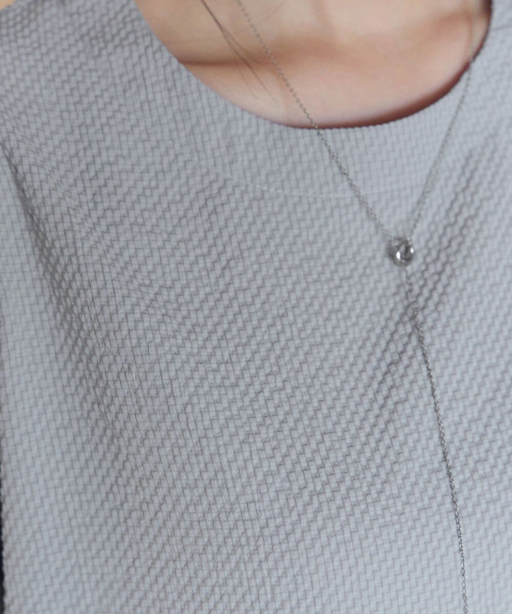 Tiaclasse L 【洗える】リップルピンタックワンピチュニック 