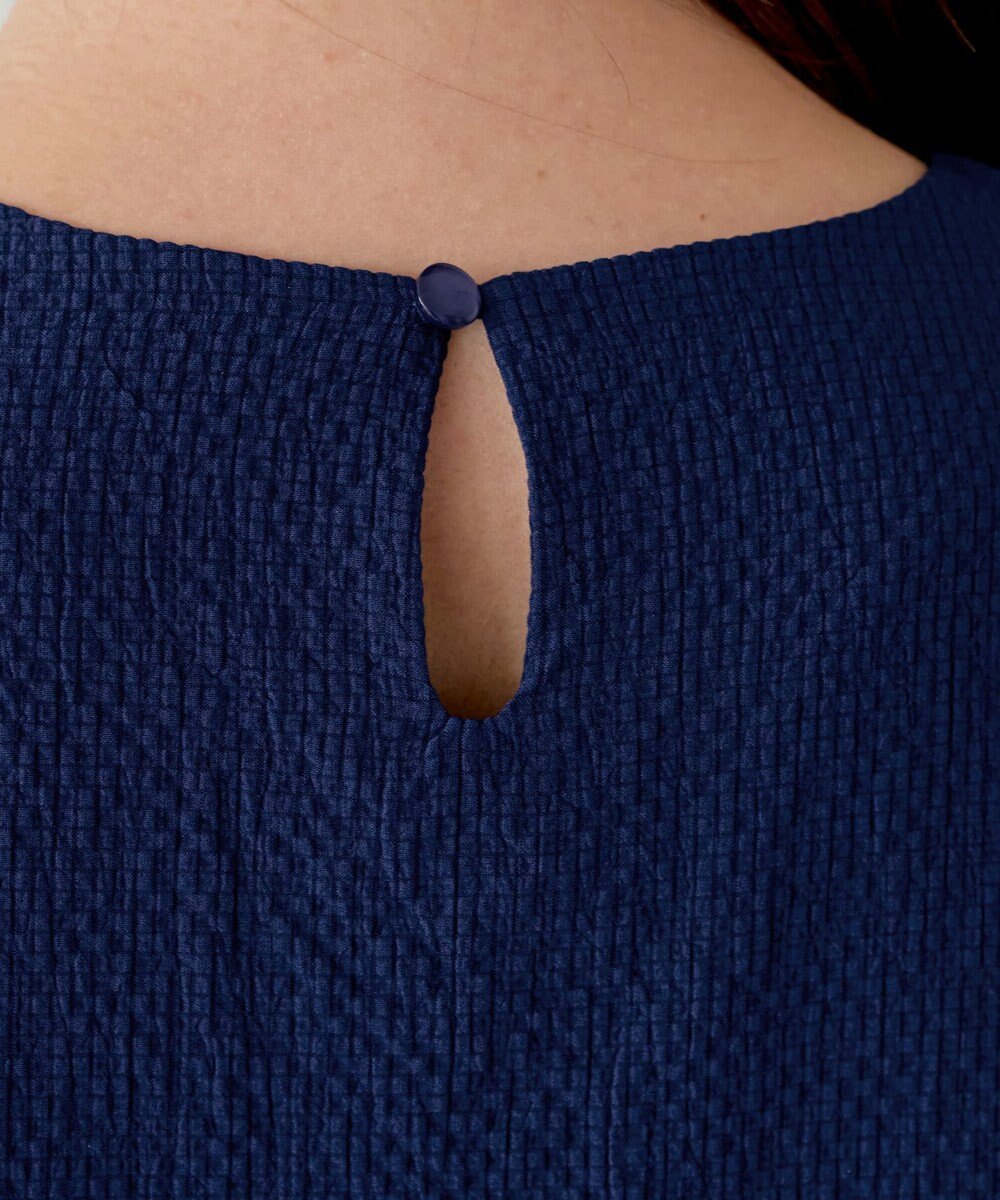 Tiaclasse L 【洗える】リップルピンタックワンピチュニック 