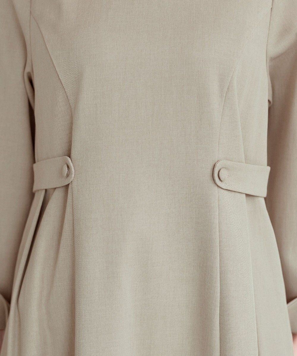 Tiaclasse L 【洗える】ウール調Aラインワンピース 