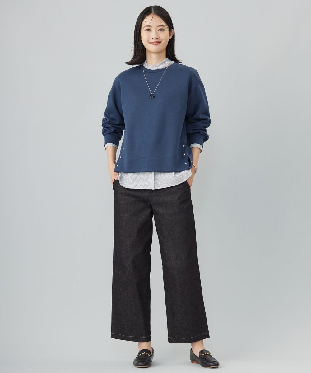 J.PRESS LADIES L 【WEB限定カラーあり】ダンボールニットジャージー カットソー 