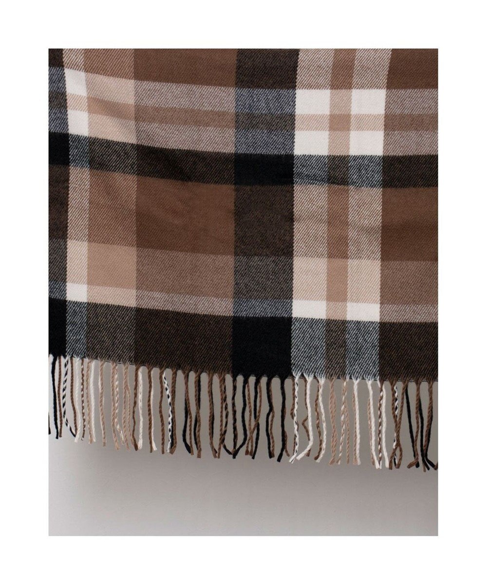 UNBILLION カシュネ cache nez / チェックサイドフリンジスヌード 