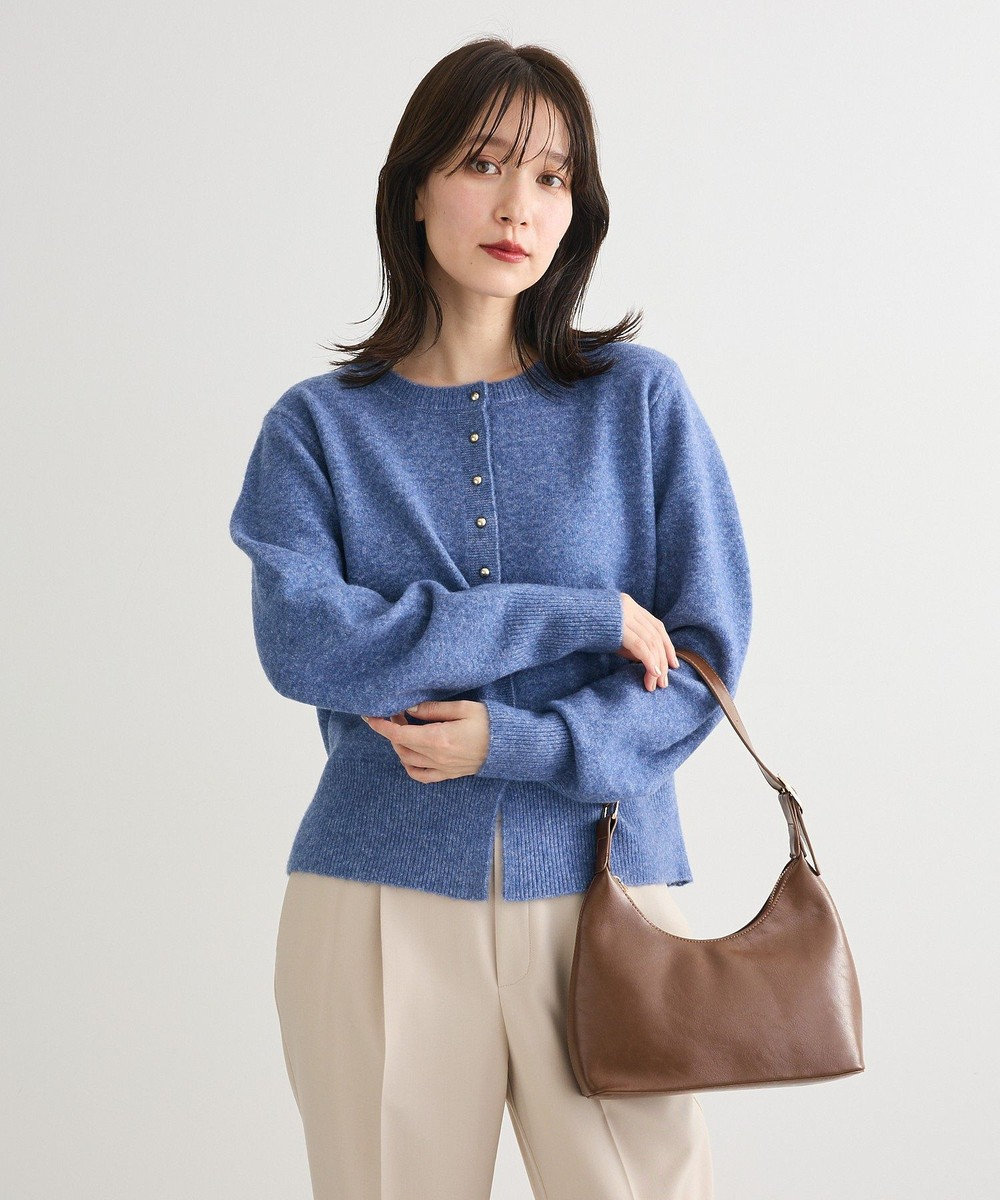 Green Parks 金釦コンパクトニットカーディガン 