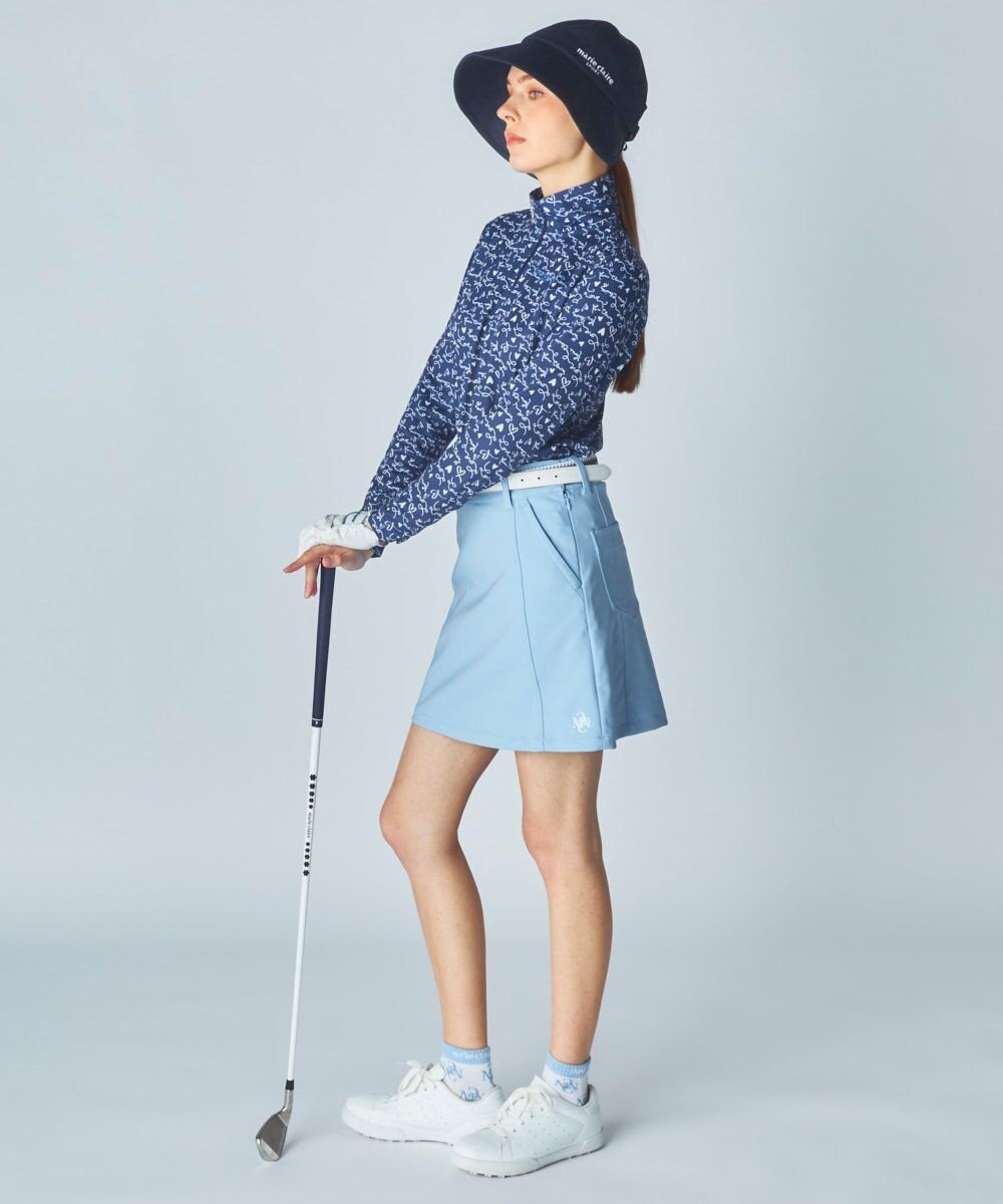 FILA GOLF／marie claire 【marie claire SPORT】 ハーフZIP長袖シャツ 