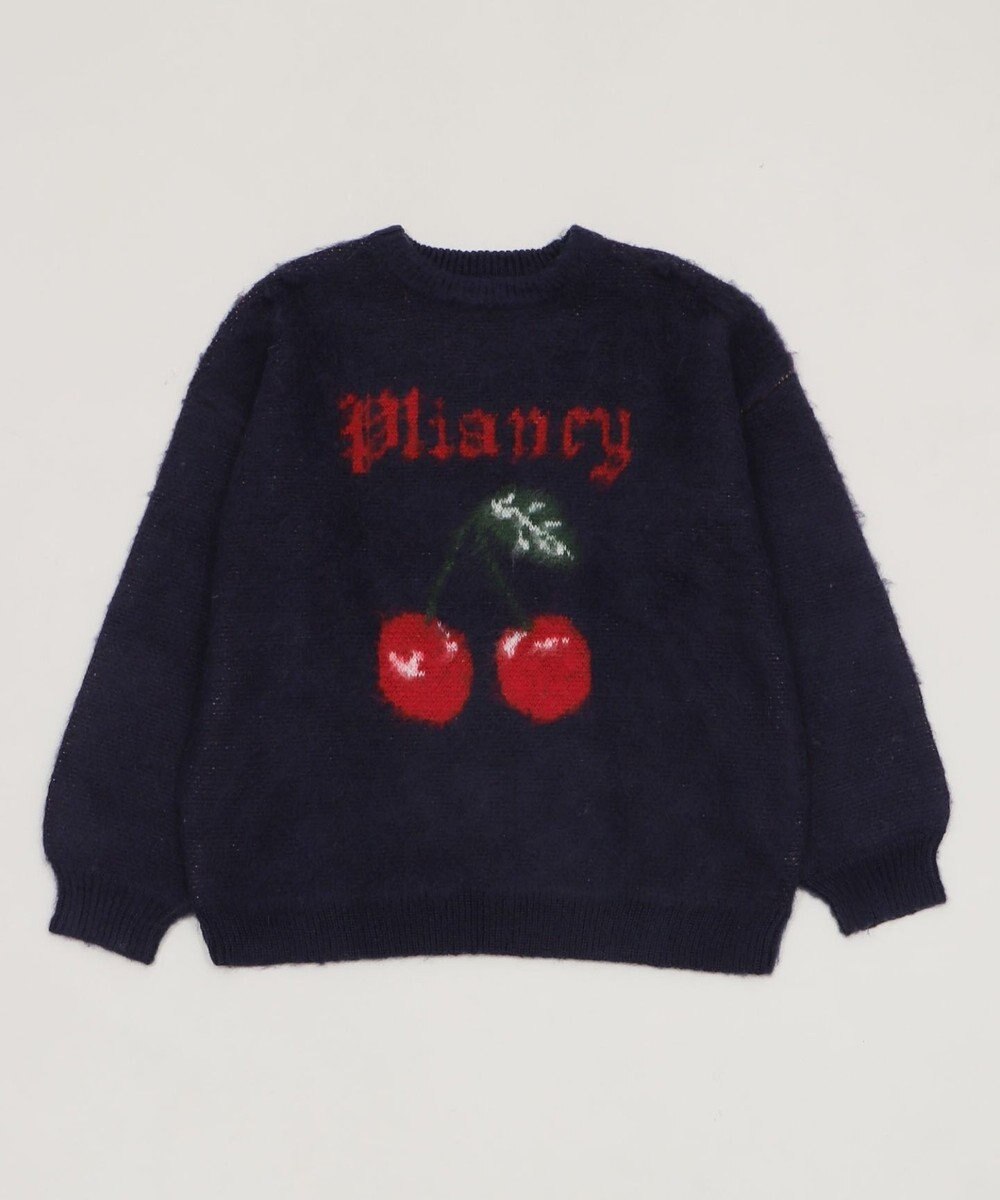 WEGO シャギーグラフィックニットBIGプルオーバー 