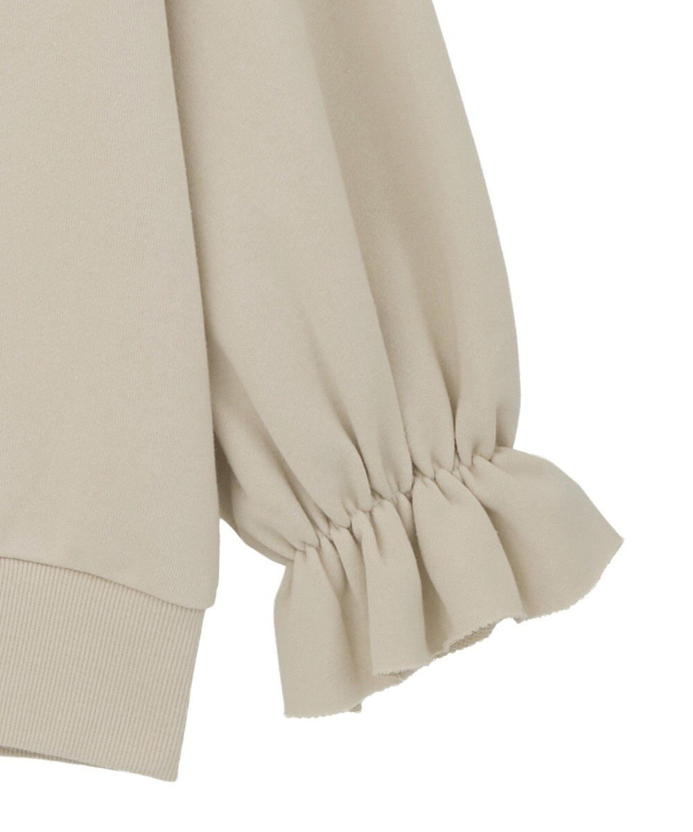 earth music&ecology 【裏毛】フリルカラーＺｉｐウラケブルゾン 