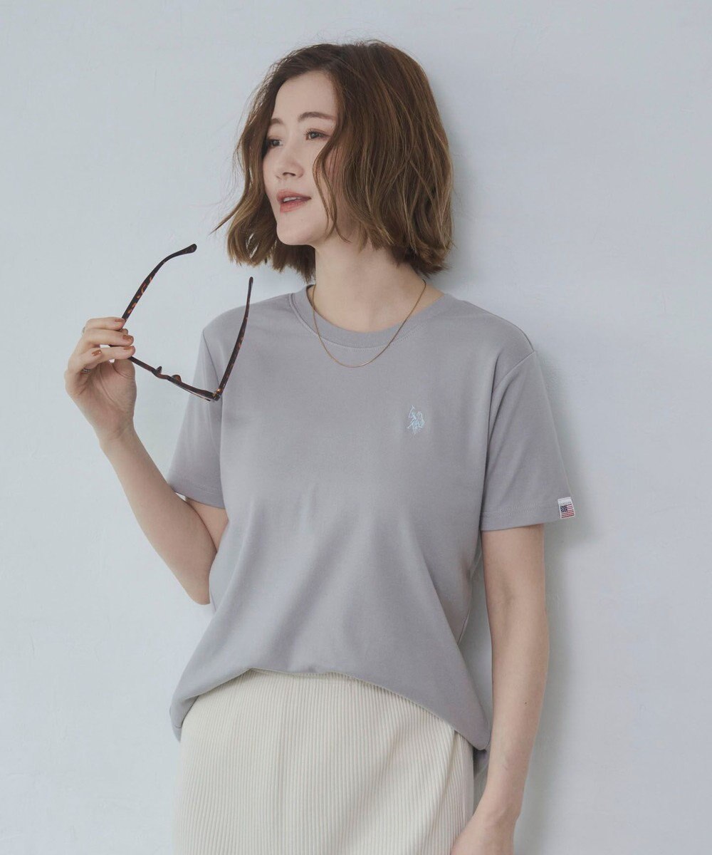 WEGO 【SMLサイズ展開】U.S. POLO ASSN.別注コンパクトTシャツ 