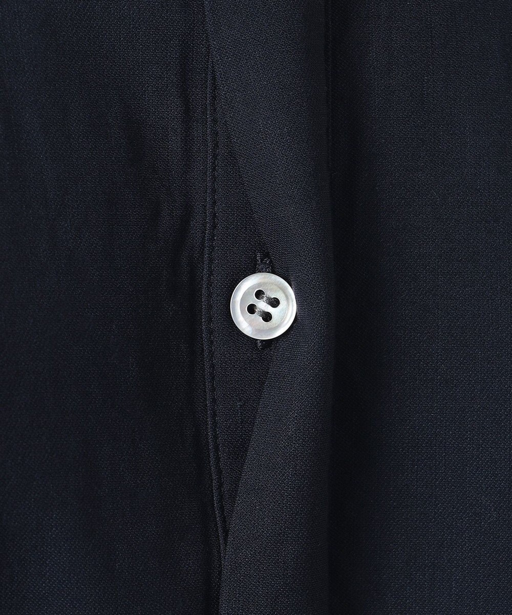 23区 【R(アール)】クリスピーリネンストレッチ 長袖ワンピース 