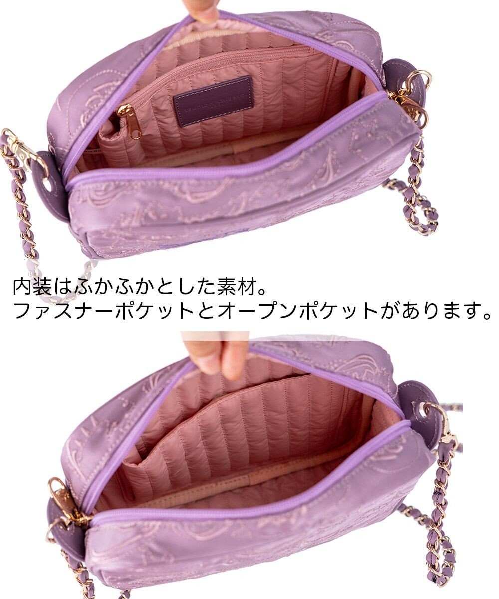 tsumori chisato CARRY なみねこししゅう ショルダーバッグ ミニボストン 