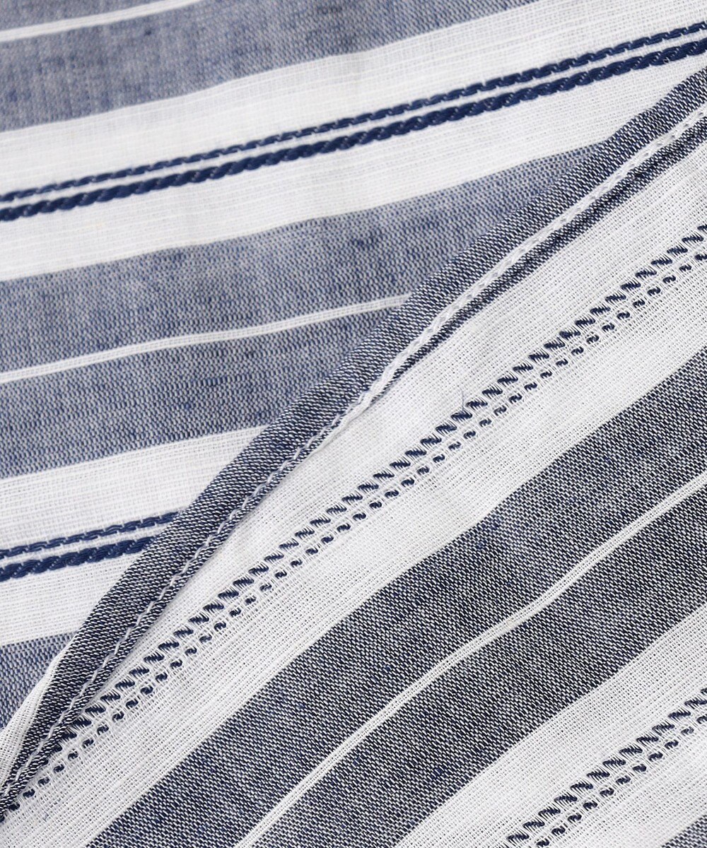 JOSEPH ABBOUD 【清涼感】エアリノマリンボーダーシャツ 