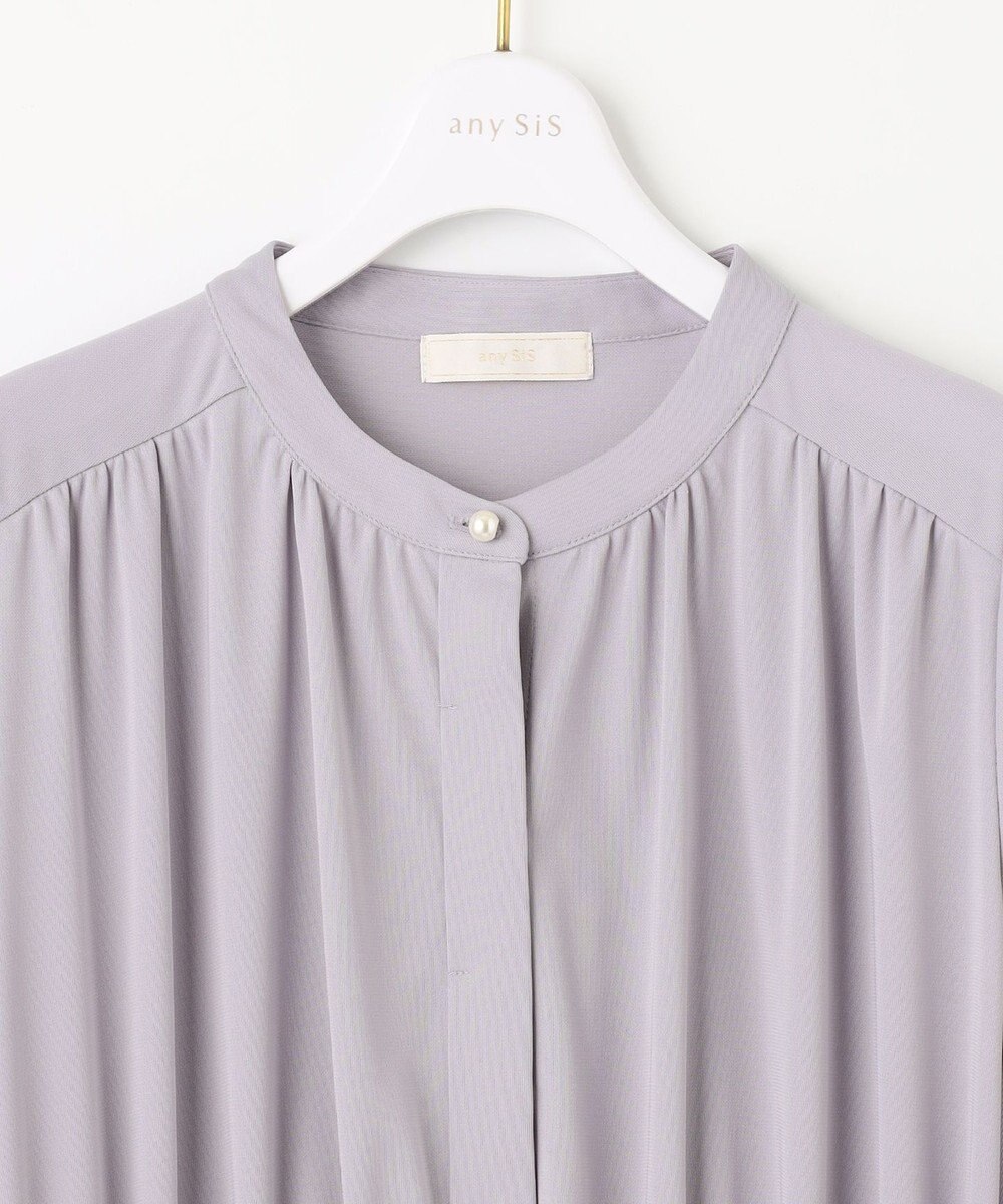 ANY SIS 【接触冷感・吸水速乾・UVケア】エアリードレープスムース ワンピース 