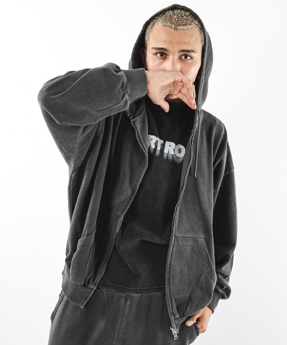 WEGO 【ユニセックス着用ITEM】バルーンBIGダブルZIPパーカー 