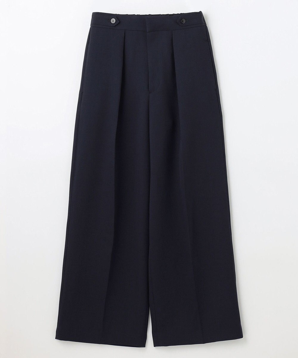 NAVE 【ReNAVE】ウォッシャブルツイル ワイドタックパンツ 