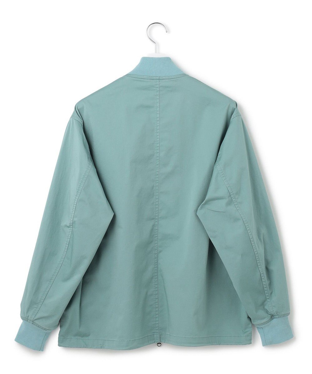 J.PRESS YORK STREET 【UNISEX】サテンストレッチ MA-1 ブルゾン 