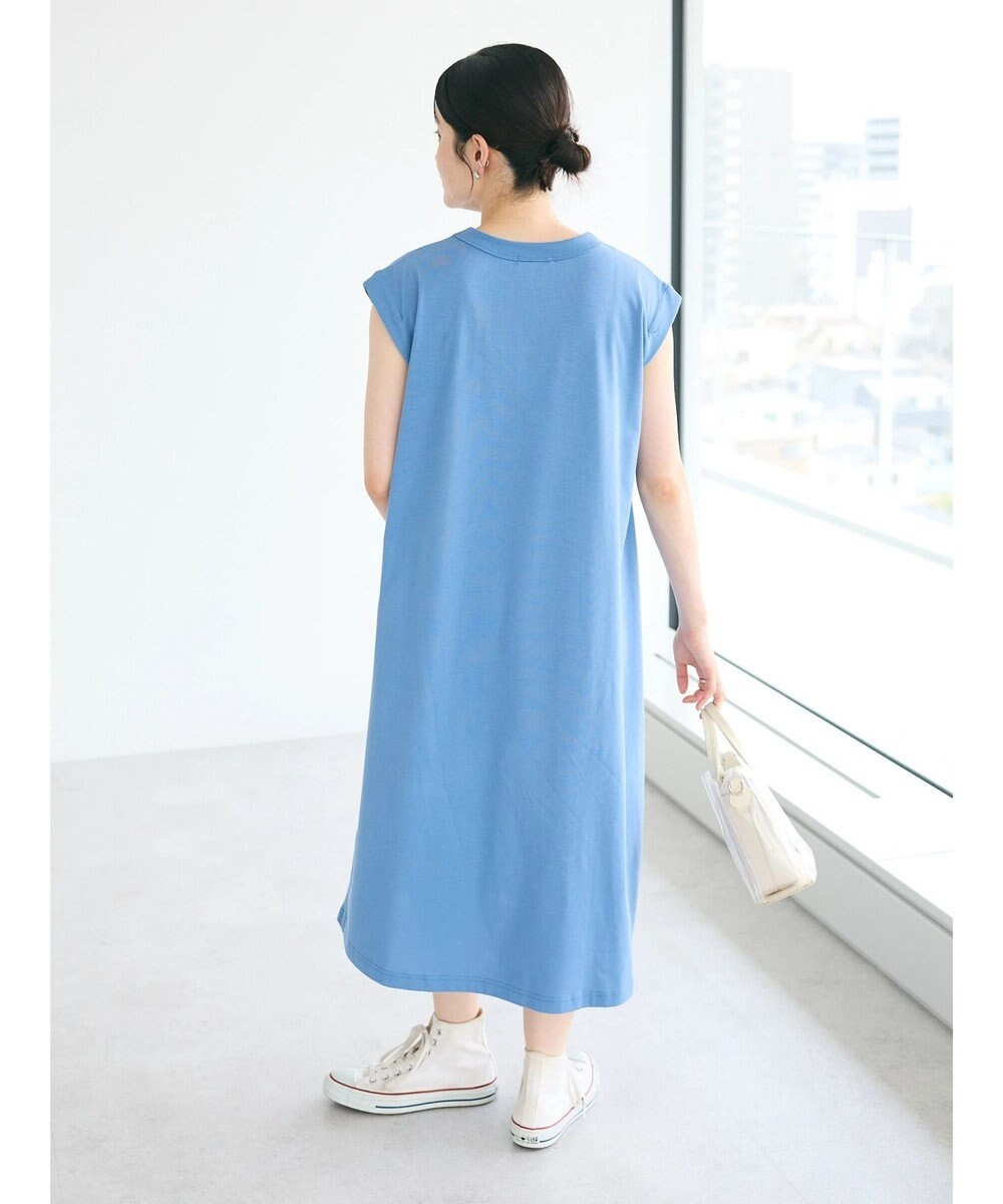 CRAFT STANDARD BOUTIQUE 接触冷感機能性フレンチスリーブワンピース 