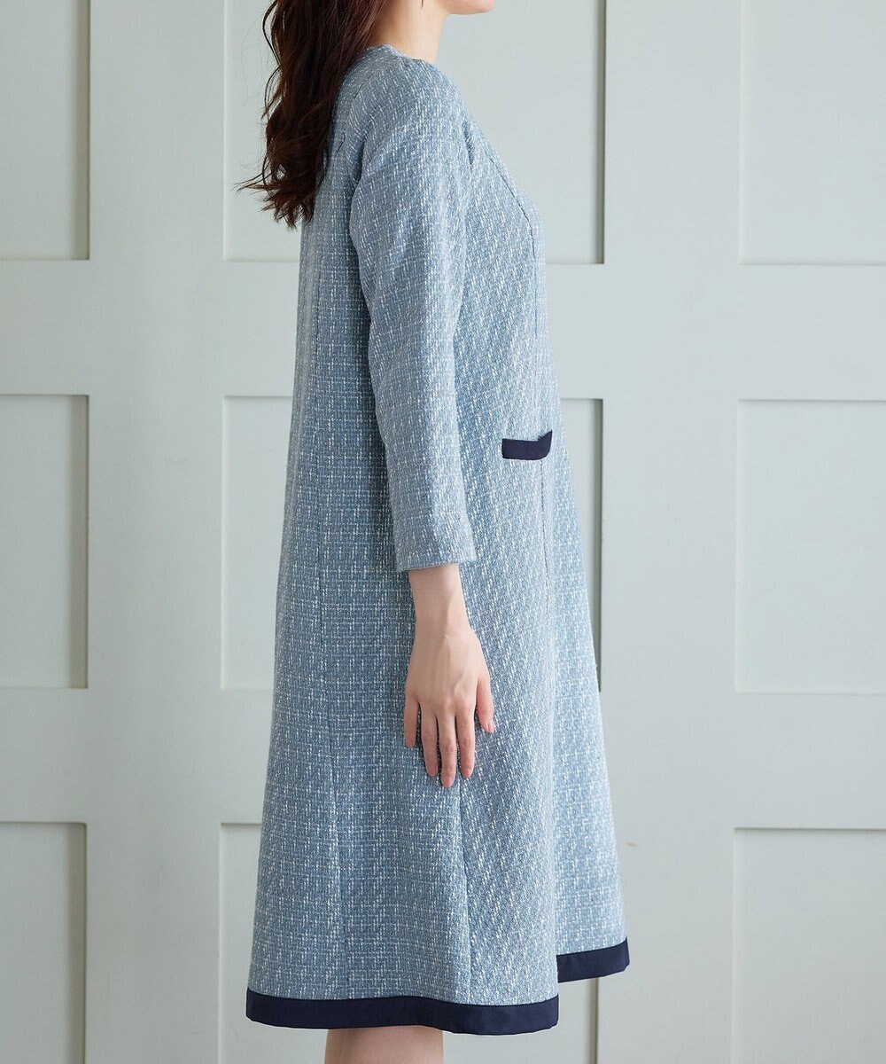 Tiaclasse ツイードAラインワンピース 