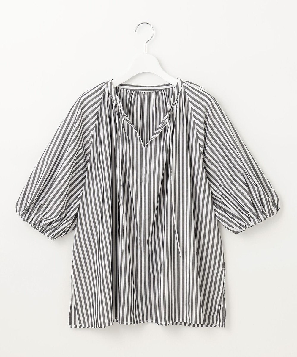 UNFILO 【洗える】イージーケア ボリュームスリーブブラウス 