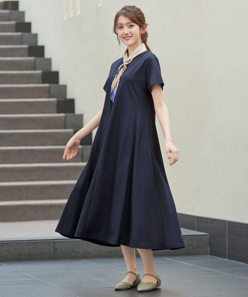 Tiaclasse L 【おのののかさん着用】冷凛(ひやりん)カノコAラインフレアワンピース 