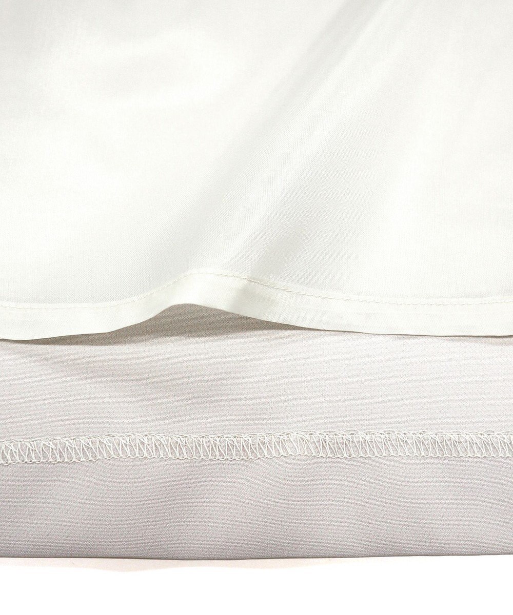 Tiaclasse 【ダブルクロス・洗える】アシンメトリープリーツスカート 