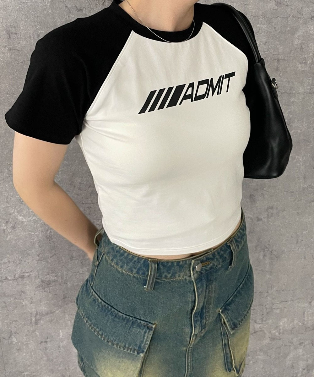 WEGO パイピングラグランT 