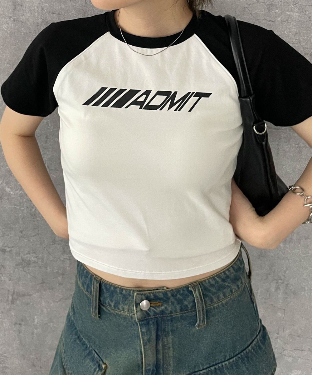 WEGO パイピングラグランT 