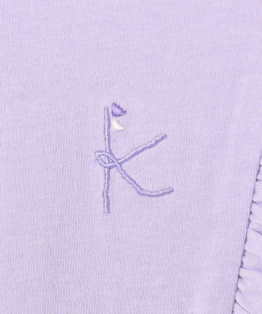 組曲 KIDS 【110-140㎝】 フルールフリルTシャツ 