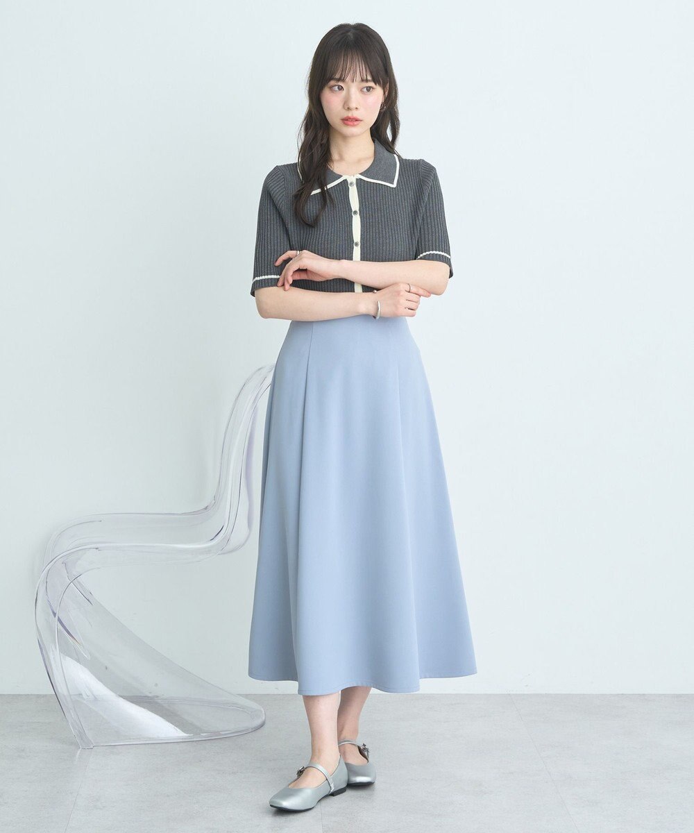 earth music&ecology 【予約】リブニットカーディガン 