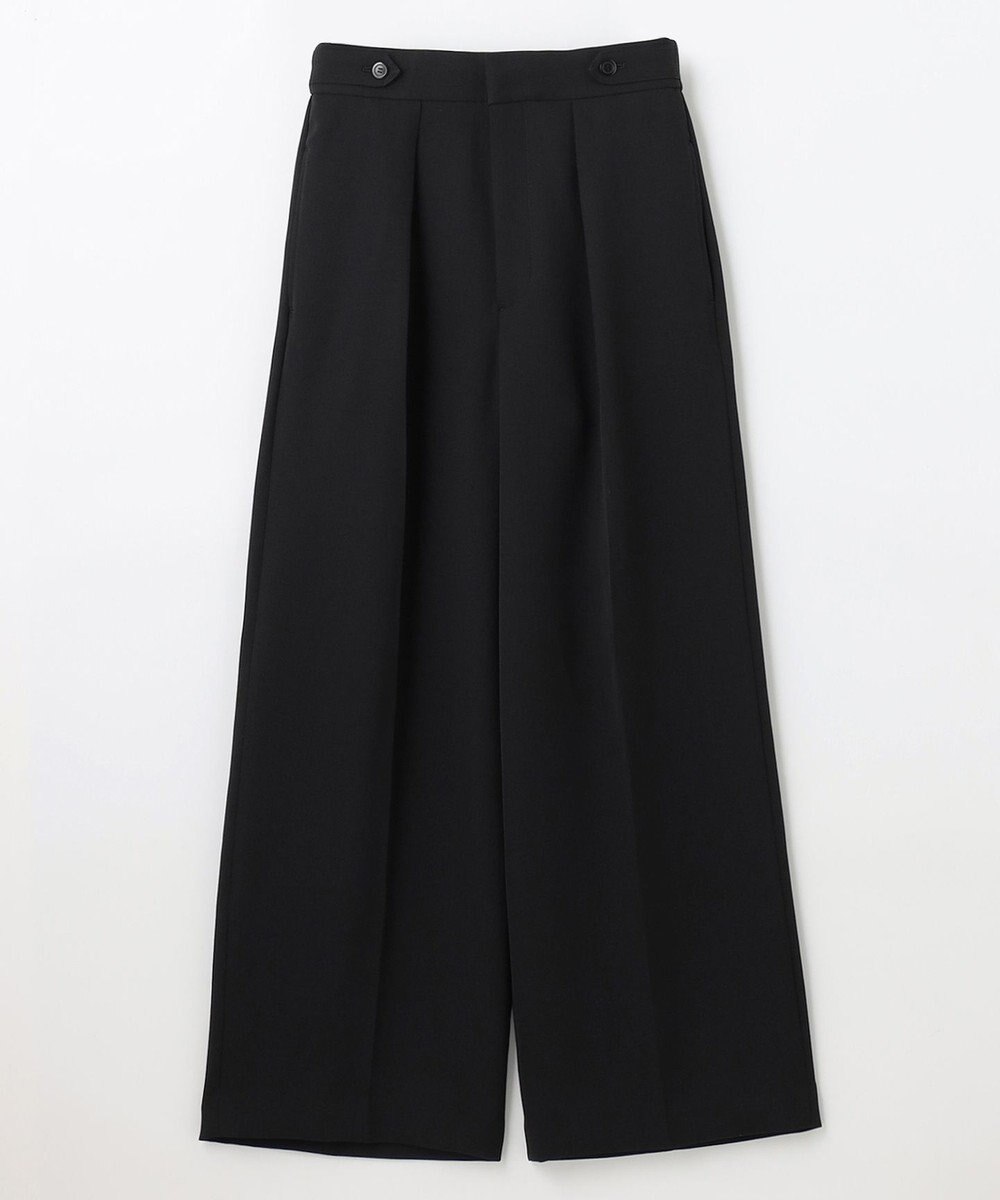 NAVE 【ReNAVE】ウォッシャブルツイル ワイドタックパンツ 