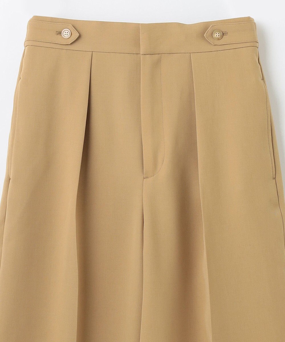 NAVE 【ReNAVE】ウォッシャブルツイル ワイドタックパンツ 