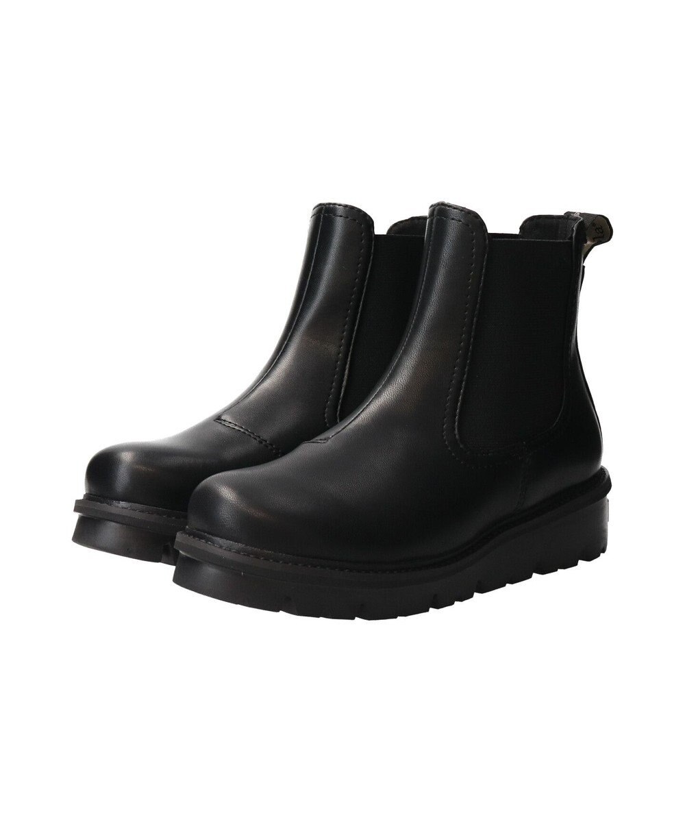 INTER-CHAUSSURES 【BUSSOLA】撥水厚底サイドゴアショートブーツ 