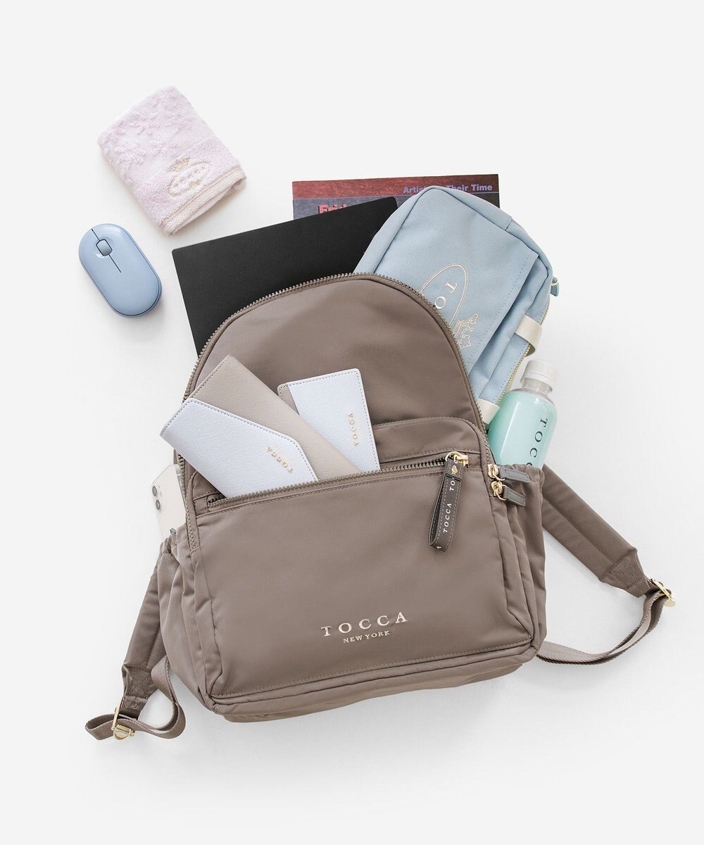 TOCCA 【A4サイズ収納可・WEB＆一部店舗限定】CAROVANA BACKPACK 10ポケットバックパック 