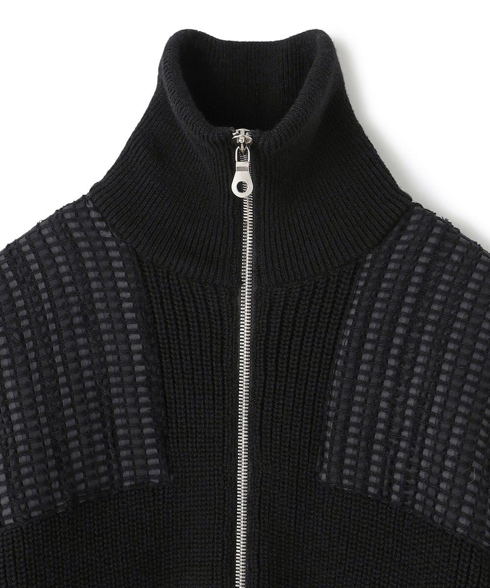 JOSEPH HOMME 【HIGH GRADE LINE】スプリットバルキーウール　ドライバーズニット 