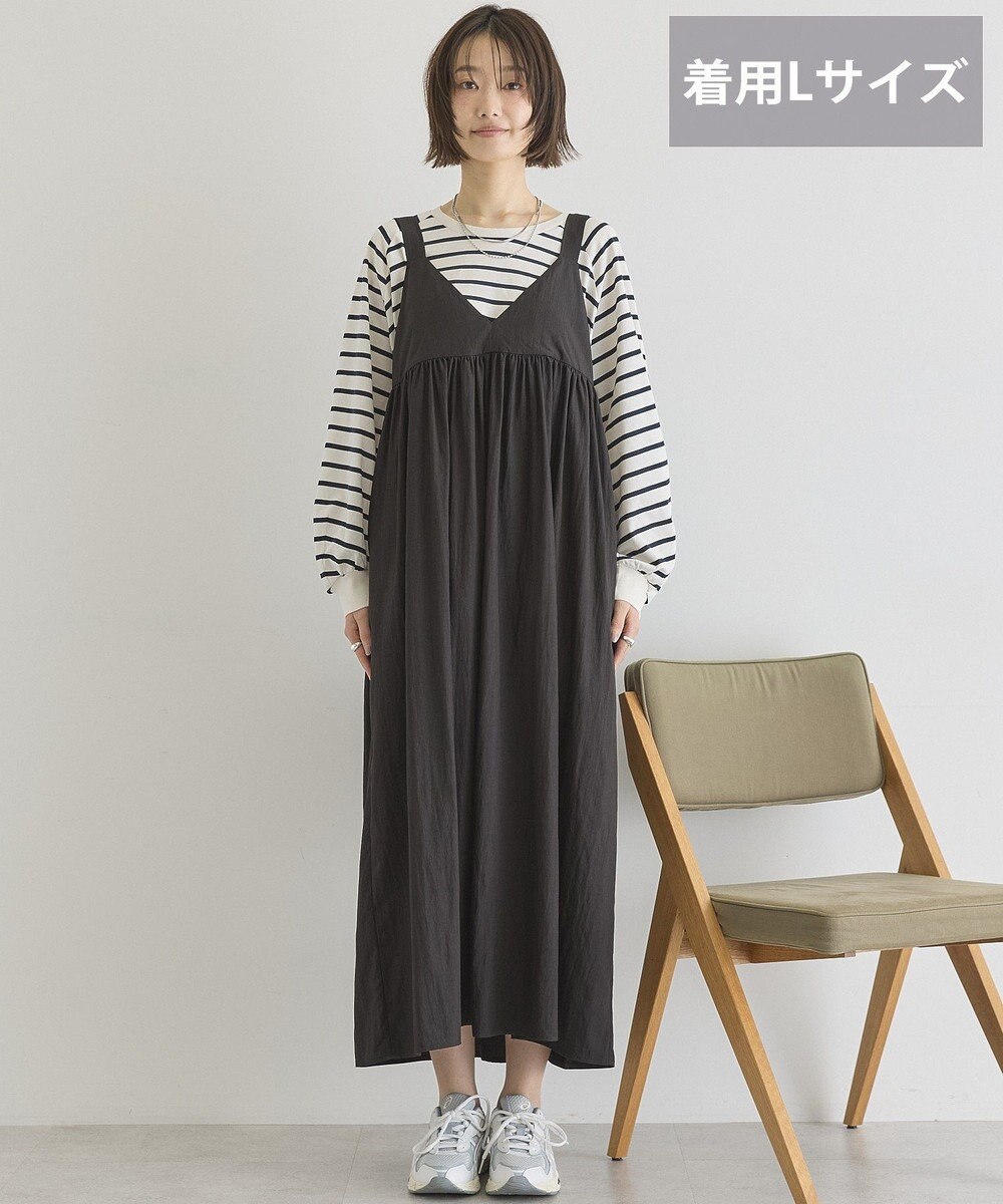 AMERICAN HOLIC 【選べる丈】Ｖネックワンピース 