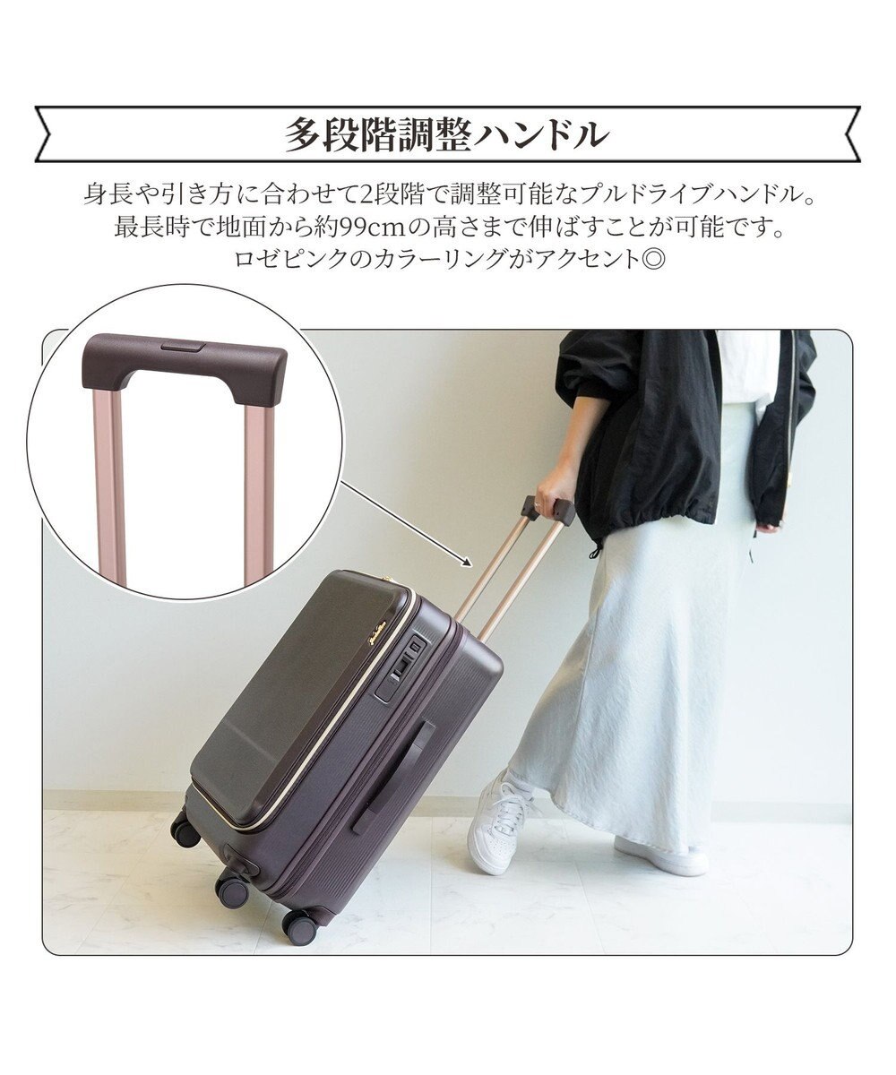 ACE BAGS & LUGGAGE Jewelna Rose エルダートローリー ボトルホルダー付 51~63L 05402 ジュエルナローズ cs 