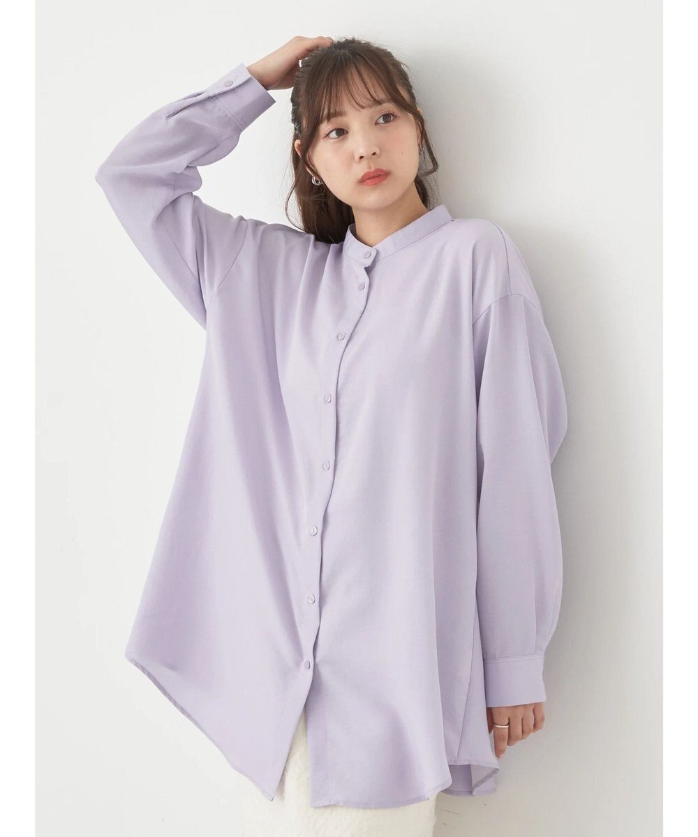 earth music&ecology バックデザインシャツ 