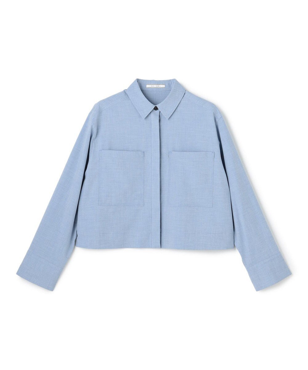 BEIGE， APOPHY / ステッチディテールショートシャツジャケット 