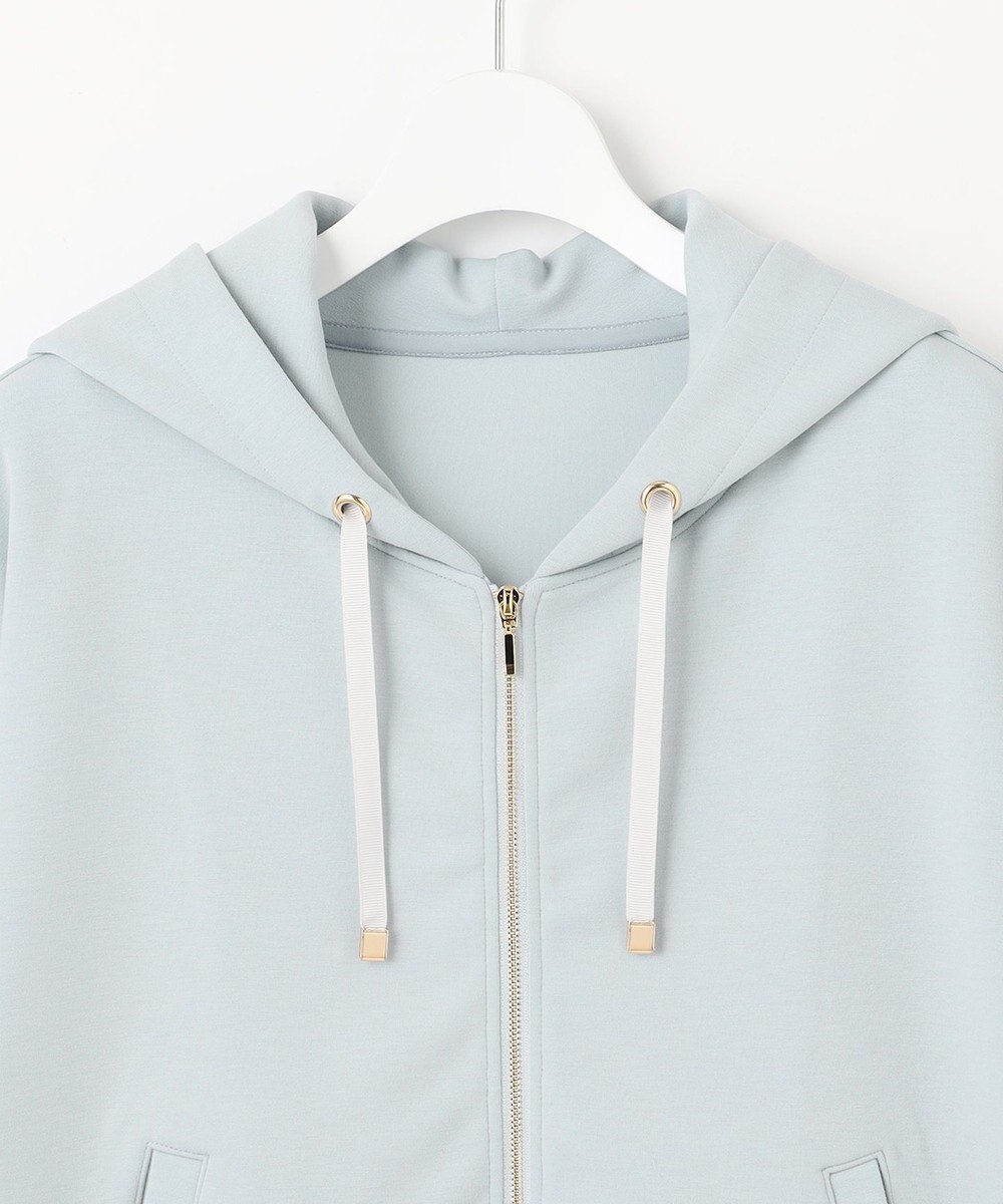 Feroux 【洗える・新色追加】バックフリル ダンボールパーカー 