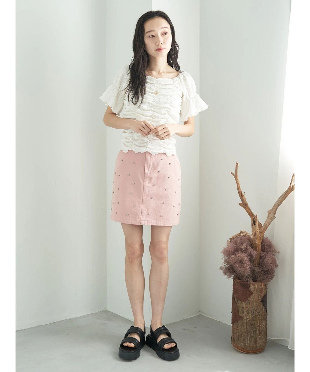 earth music&ecology カットシャーリングプルオーバー 