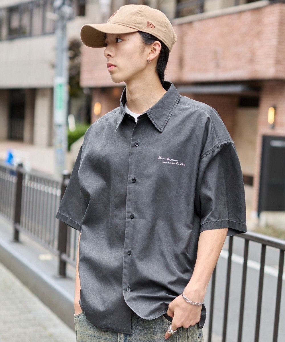 WEGO 【ユニセックス着用ITEM/吸収速乾】ピグメントDRYシャツ 