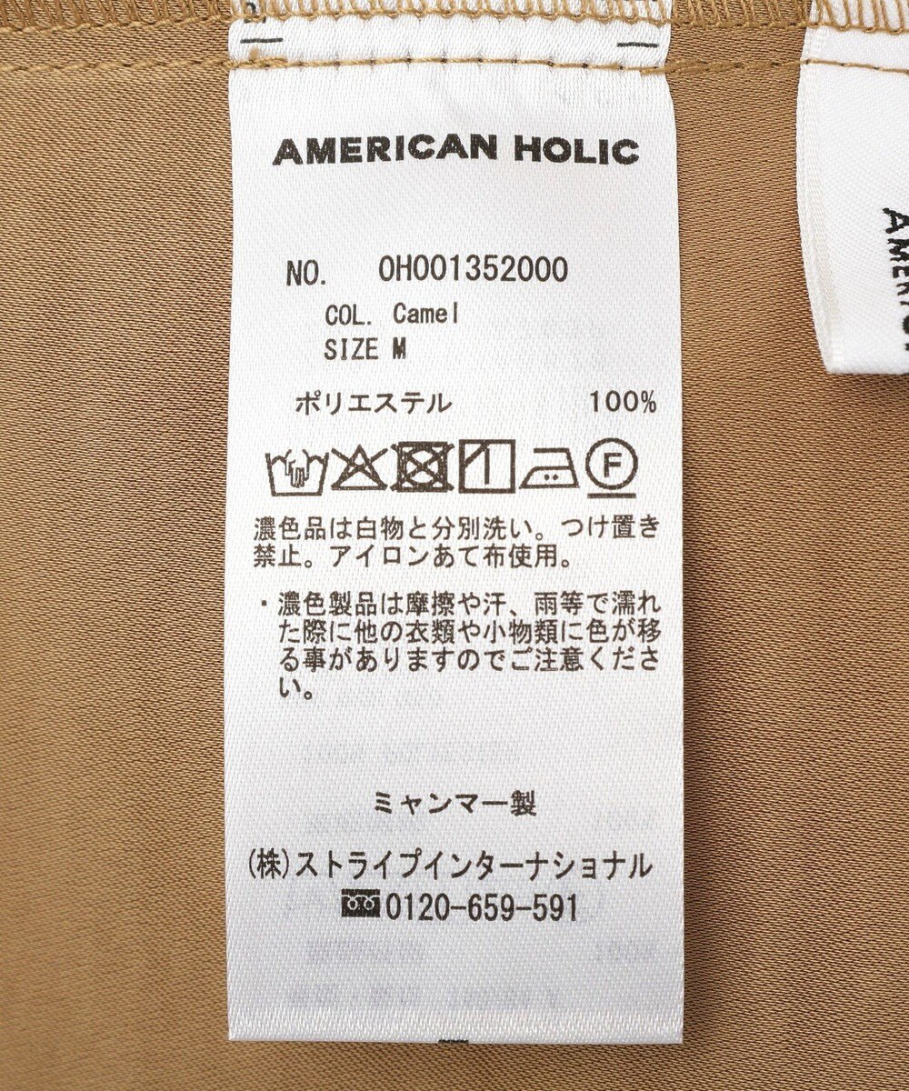 AMERICAN HOLIC タックサテンキャミワンピース 