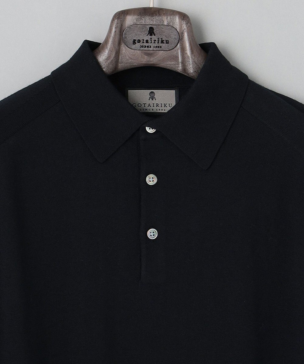 GOTAIRIKU ハイゲージ＿ニットポロ 